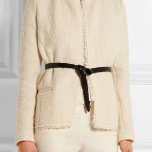 NWT Isabel Marrant Wool Blend Belted Jacket